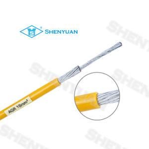 Shanghai Shenyuan Agr 200/0.08mm 180c 300V 500V Halogen Free Super Flex High Temperature Wire Silicone Cable