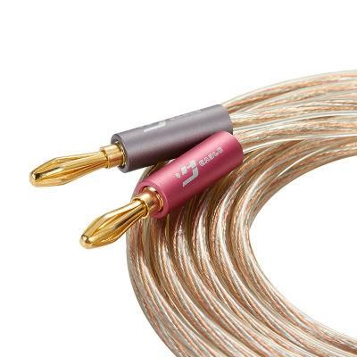 Hejia Brand HiFi Audiophile Cables Studio Connections Cable Audio Cable Hi End Rodium Silver Banana