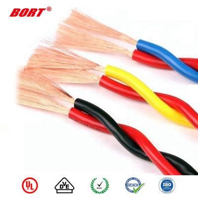 26AWG Solid Copper Conductor XLPE Insulated Electrical Flat Wire