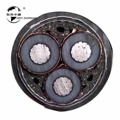 3 Cores 1-6kv Aluminium Wire Conductor PVC Insulated Steel-Tape Armoured Power Cable