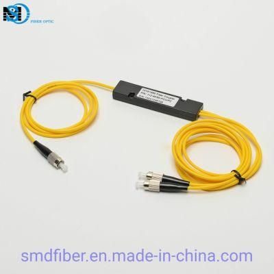 Dual Window Coupling Ratio 2.0mm FC/PC1X2 Coupler Splitter