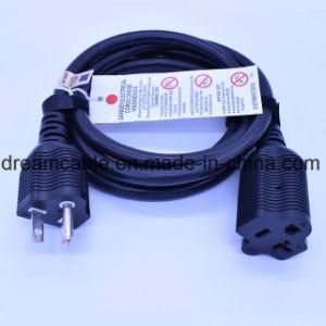 2m Black UL NEMA5-20p Extension Power Cord