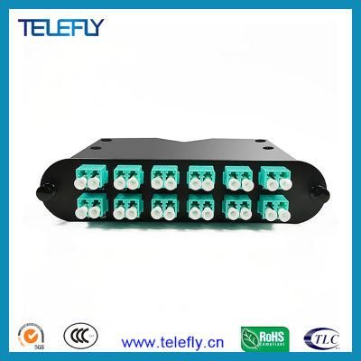 FTTX Solution Provider 24 Core MTP -LC Optical Fiber Cassette for Fiber Optic Box