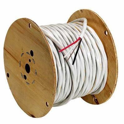 Nmd90 Cable, 6 AWG, 3 Conductor Plus Bare Ground, White, CSA