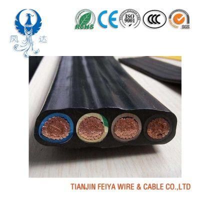 300/500V 4cx2.5mm2 Epr Insulated Pcp Sheathed Flat Festoon Cable