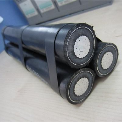 3cx300sq. mm 19/33kv 36kv Cu/XLPE/PVC Meidum Voltage Overhead XLPE Insulated Cable