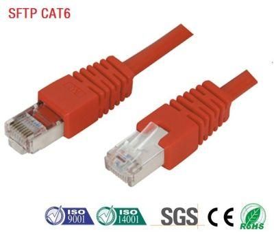 Cable Connector Gold CAT6A Losh S/FTP Fly Leads Patch Cord