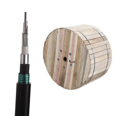 200m Om 4 mm Double Steel Tape Armoured Waterproof GYTA53 Gyxta33 Optical 24 144 Strand Submarine Fiber Optic Cable