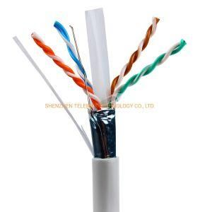 Leading Manufacturer Cables Cat 6A LAN Cable FTP SFTP 23AWG 100% Copper 0.57mm PVC LSZH PE Jacket Fluke Test
