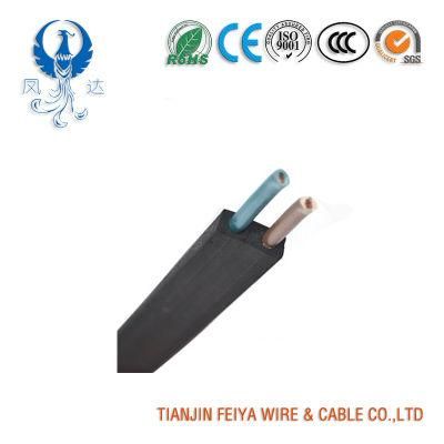 Illumination Flat Cable H05rnh2-F Rubber Insulated/Sheathed Flexible Cable Electric Wire