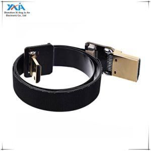 Xaja Black Fpv HDMI Cable Micro Interface 90 Degree to Standard Interface