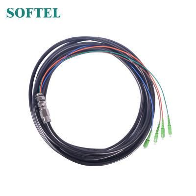 Sc/LC/St/FC LSZH Armored Patch Cord Cable