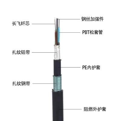 Gytza 4 Core Single-Mode Cable Stranded Loose Tube Cable G652D G657