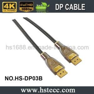 High Definition Metal Lockable Displayport Cable 1.3 with PVC Insulation