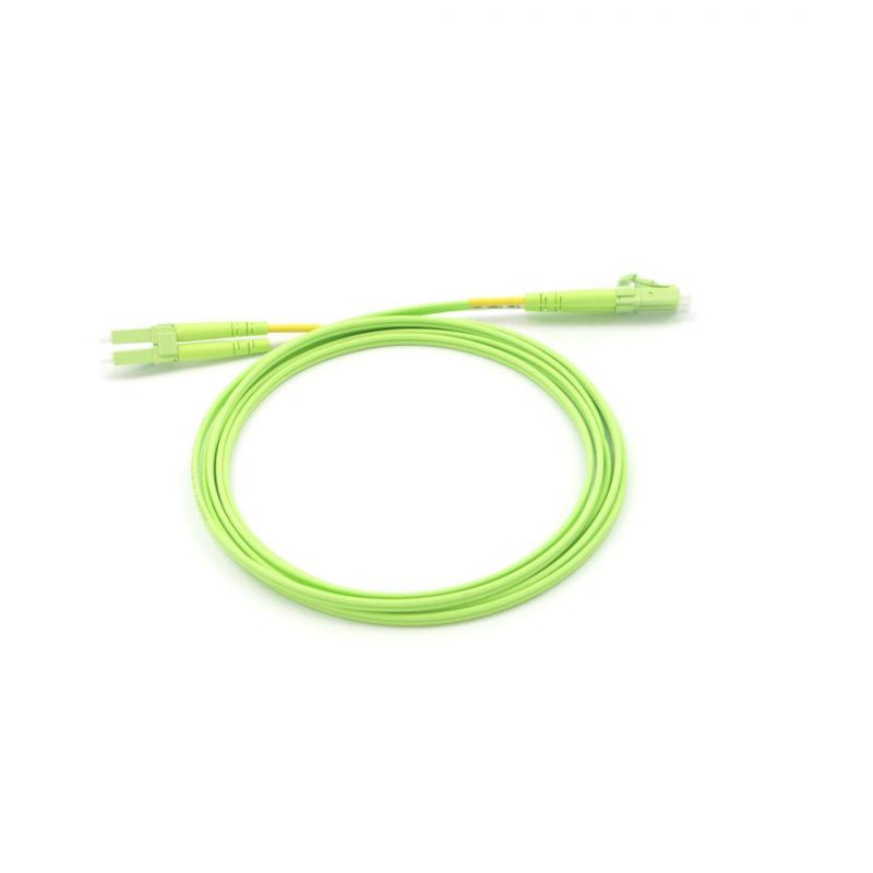 LC-LC Om5 Duplex Fiber Optic Patch Cords with 2 Meters