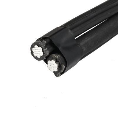 Duplex Triplex Quadruple Aluminium Conductor XLPE PE Insulated Overhead ABC Cable.