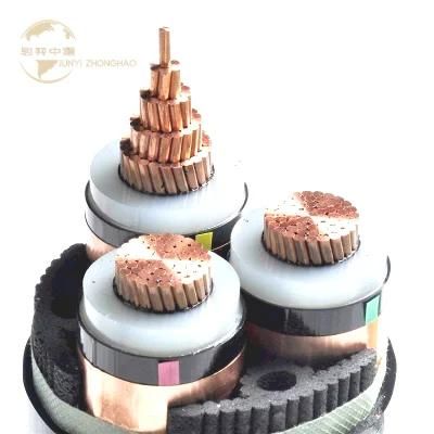 1-6kv Low Voltage 3 Cores Copper Conductor PVC Insulated PVC/PE Sheathed Power Cable