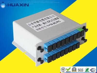 1X16 1X8 1X32 Sc/APC Sc/Upc Insertion Type PLC Splitter