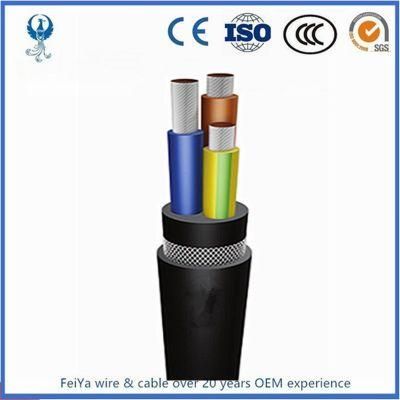 0.6/1kv Mica Glass Tape Epr Insulated and Copper Wire Braid Shf2 Sheathed Marine &amp; Offshore Cable