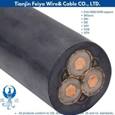 Mypt 1.9 3.3kv Copper Coal-Mining Mobile Metal Screened Rubber Sheathed Soft Mining Cable