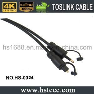 Black PVC Optical Fiber Cable