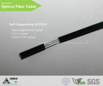 Self-Supporting Messengered FTTH Optical Fiber Cable (GJYXCH, GJYXFCH)