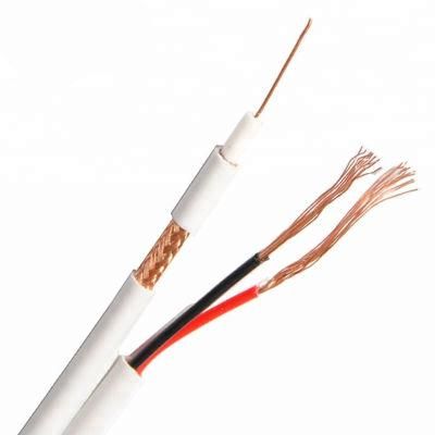 75 Ohm 1000FT High Quality Competitive Price Rg59 with Power Coaxial Cable for CCTV