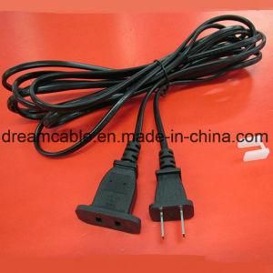 1.2m Black CCC 2pin China AC Power Cord Extension