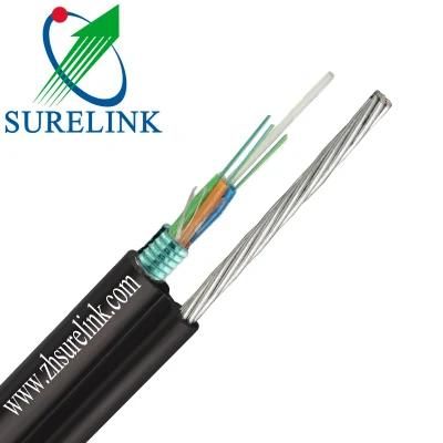 Factory Supply Outdoor Self Supporting Figure 8 Fiber Optic Cable with Stranded Messenger Gytc8a