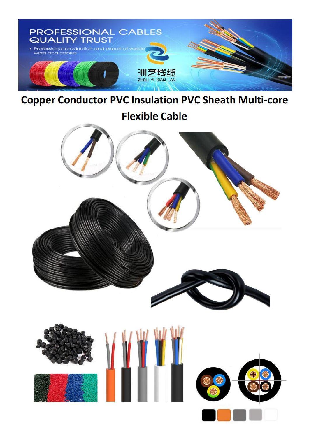 Customized Brand PVC Flexible Cable Shrink Packing Electric Wire and Cable