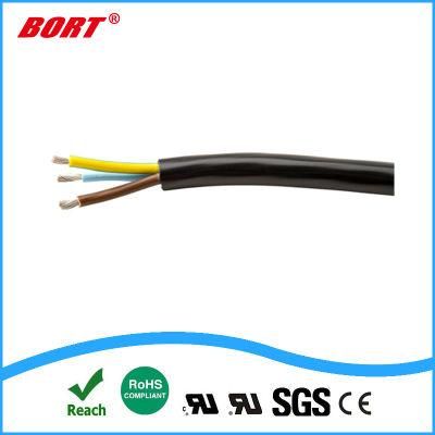UL, VDE Approval H03vvh2-F H05vvh2-F 2X0.75mm2 2 Pin Flat Pin Plug. Power Cable