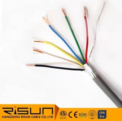 Red Alarm Cable Shielded PVC Insulated Security Cable Alarm Cable