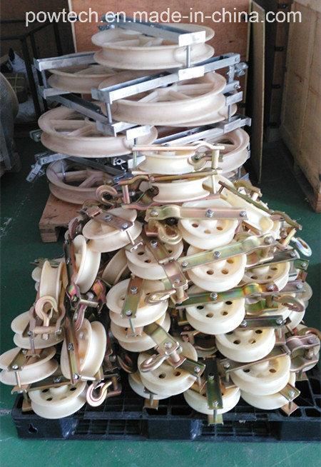Single Cable Pulley Block / Cable Pulley for Opgw Optical Cable