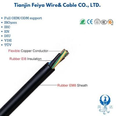 H05rn-F Electrical Cable &amp; Wire Rubber Sheathed Cable Used for Vacuum Cleaner, Ketchen Appliance