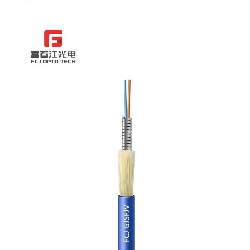 Indoor and Building Cabling Indoor Distribution Optical Fiber Multi Mode Indoor Coaxial Fiber Gjsfjv Cable