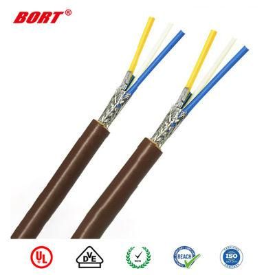 Hot Selling Computer Cable UL20276 Aluminium Mylar Shielded PVC Jacketed Muticore Electrical Wire Cable