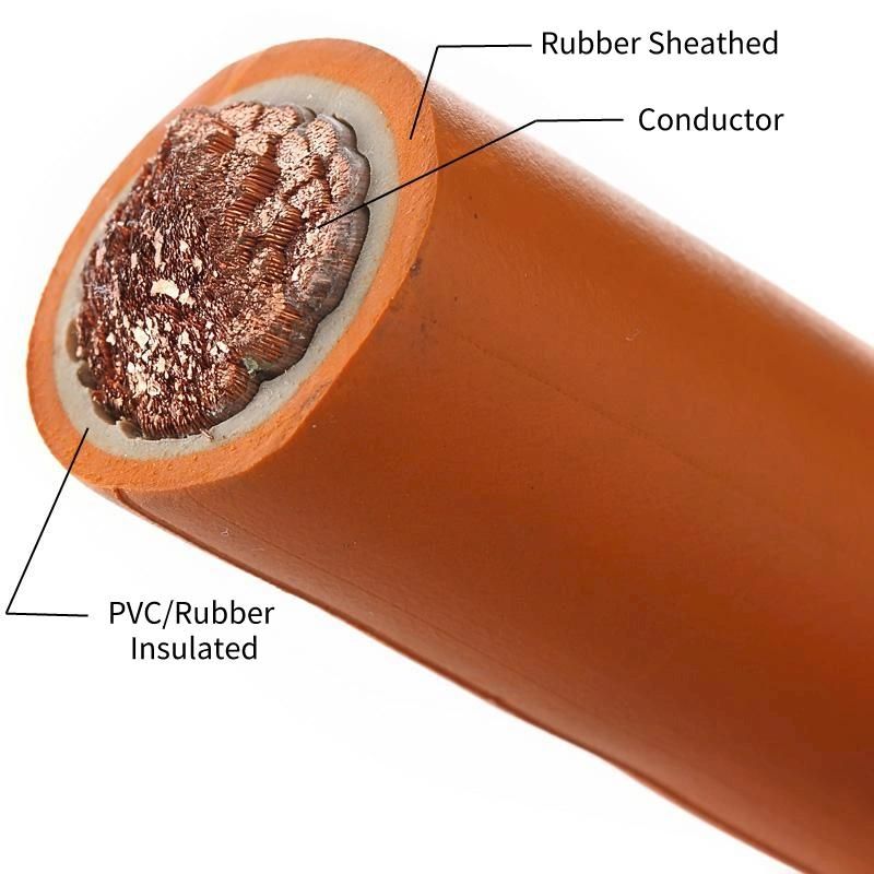 Copper Core Rubber Insulated NBR Sheathed Cable (wire) for Coil Lead of Electric Motor