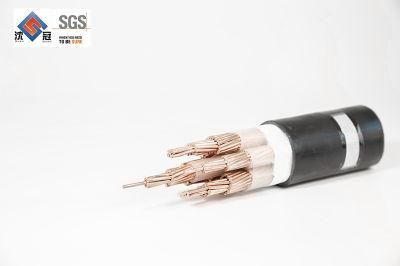 Stock Supply PVC or XLPE Insulated 4 Core Cable 10mm2 120mm Copper Armoured Electric Power Cable