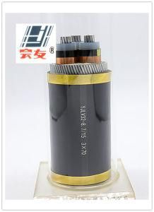 Al XLPE Insulated, Fine Steel Wire Armored, PVC or PE Sheathed 8.7/15kv Mv Power Cable
