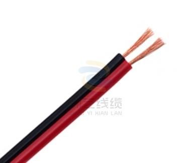 100m Black and Red 2 Core Speaker Cable 0.75mm PVC Sheath Material