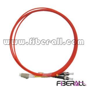 Multimode Fiber Jumper LC to St Duplex Fiber Patch Cord