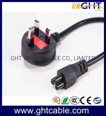 Big UK Power Cord &amp; Power Plug for Laptop Using (BS1363)
