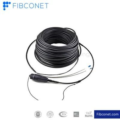 Ftta Outdoor LC Duplex Waterproof Connector Fiber Optical Jumper Cable Patchcord with Nsn Boot/Odva/Odlc/Fullaxs Connector