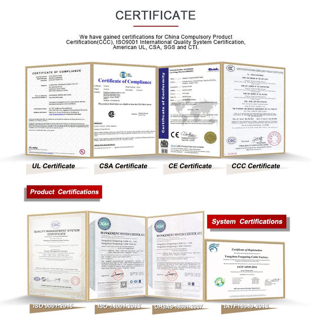 Thermocouple Wire Type K Type J Type T Extension Cable