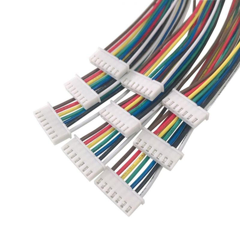 1.0 /1.25 /1.5 /2.0 /2.5 mm Pitch Jst Molex Te Tyco AMP Connector Custom Wire Harness