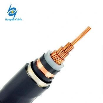 High Voltage DC Power Stranded Copper Cu XLPE LLDPE 250mm2 500mcm Wire 15 Kv Electrical Cable