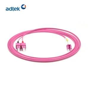 Factory Telecom Level Sc-LC Multimode Duplex Optical Fiber Patch Cord