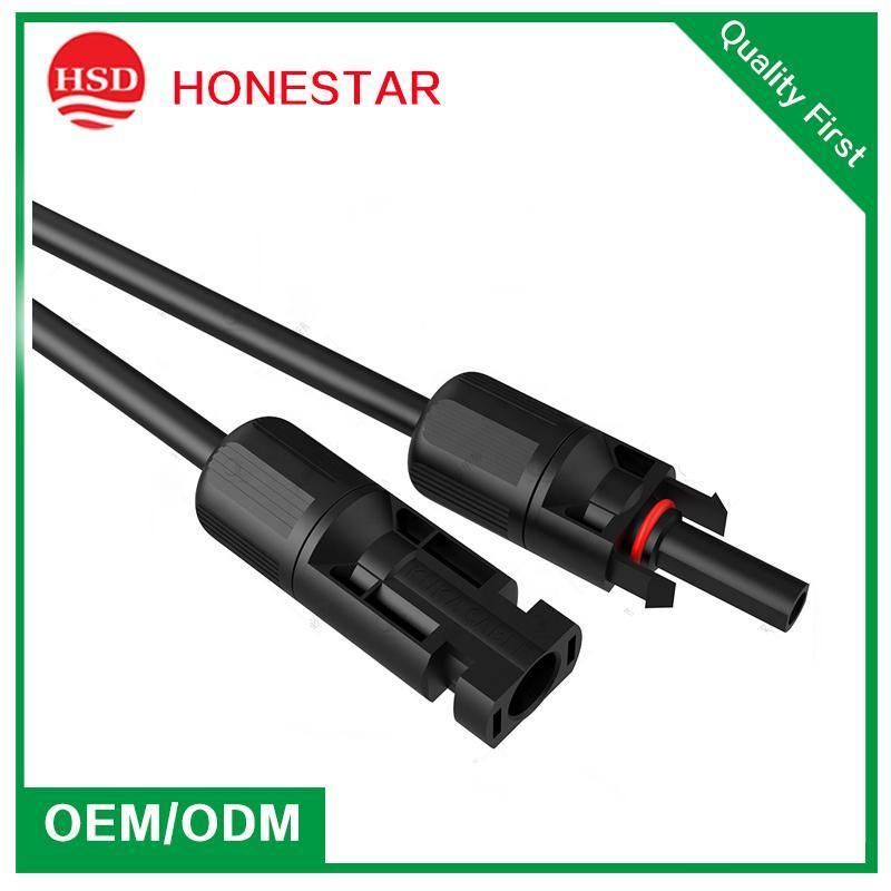 Male to Female Solar Cable Connector Solar PV Cable Copper Wire