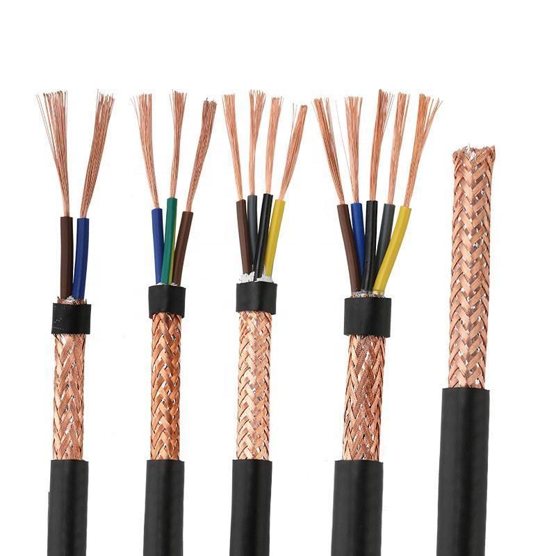 300/300V Copper Core PVC Insulated Screened PVC Sheathed Flexible Wire