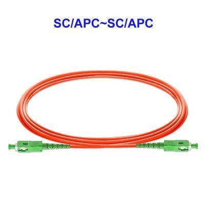 Multimode Om1 Om2 Fiber Jumper Communication Cable Simplex Sc LC Connector Optical Patch Cord